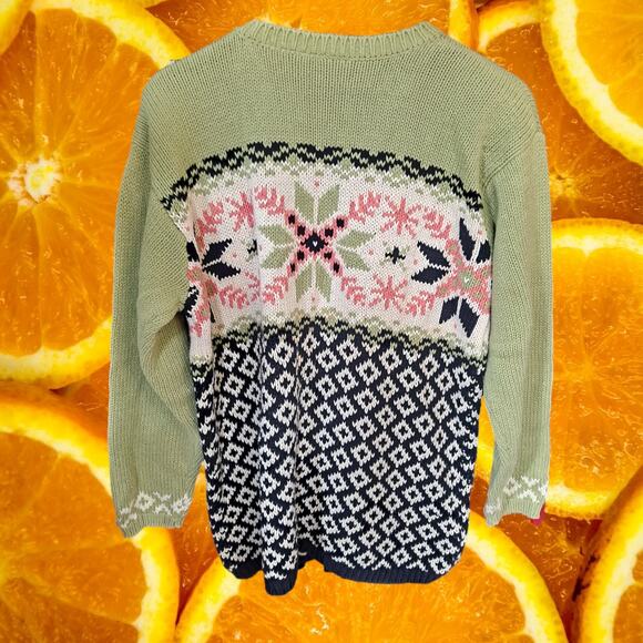 Paul Harris Design Crew Neck Knit Sweater Size Medium - Picture 6 of 7